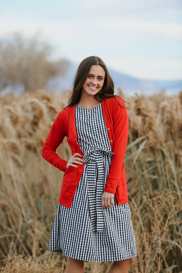 Red Women's Cardigans