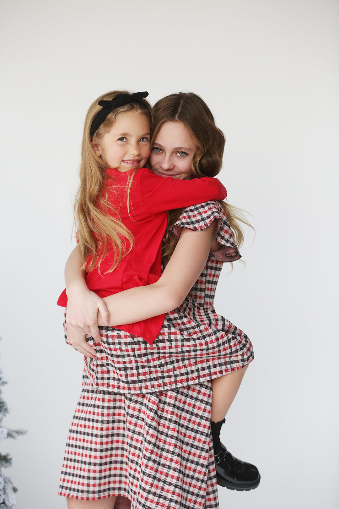 Haven Red Plaid Dress