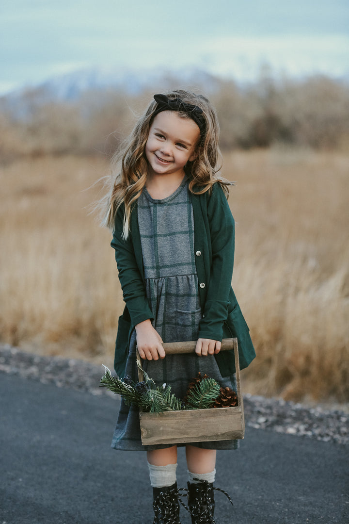 Hunter Green Cardigan