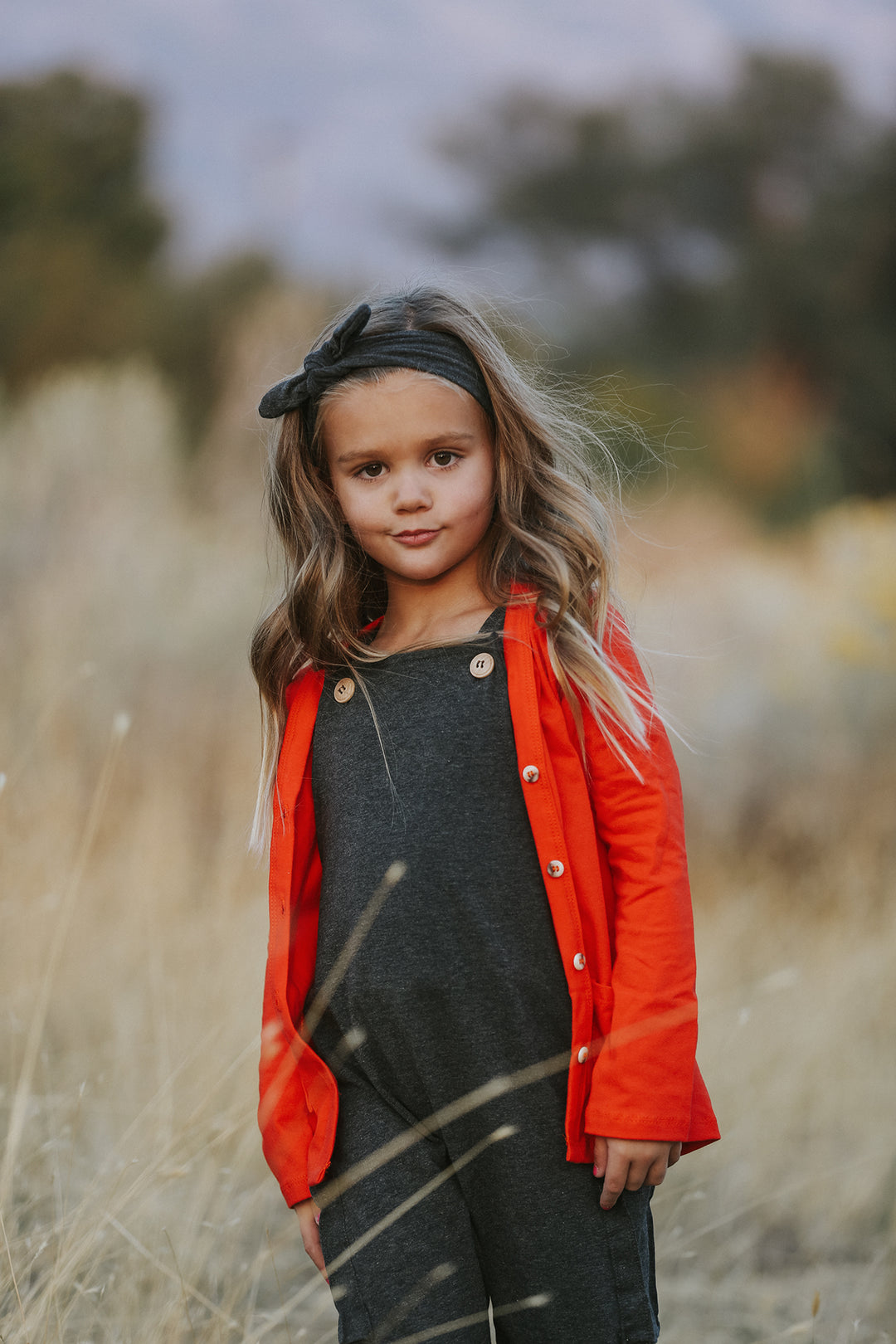 Tangerine Orange Cardigan